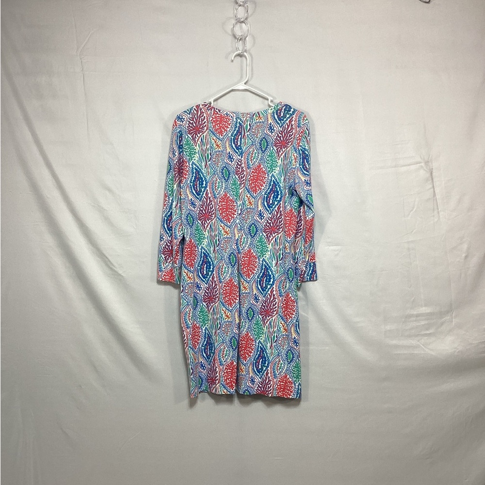 NWT Lilly Pulitzer XL Vibrant Leaf Pattern Dress - Picture 6 of 14